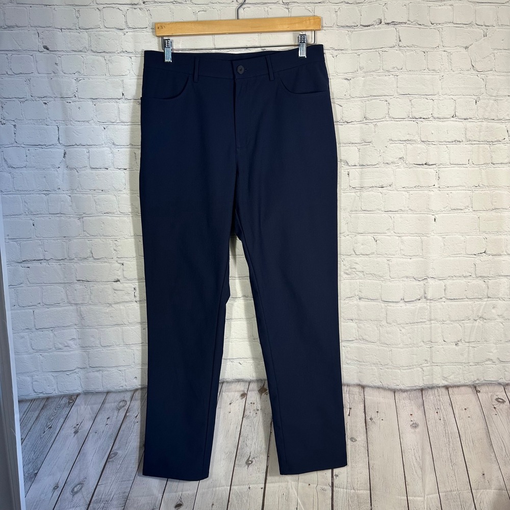 Lambs Faraday Mens Navy Blue EMF Radiation Shielding Chino‎ Pants Size 32